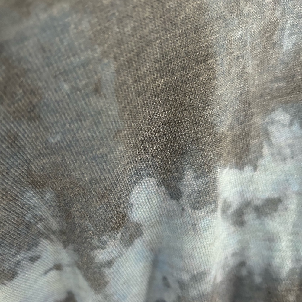 Democracy Blue and Gray Tie-Dye 3/4 Sleeve Top - Picture 6 of 10